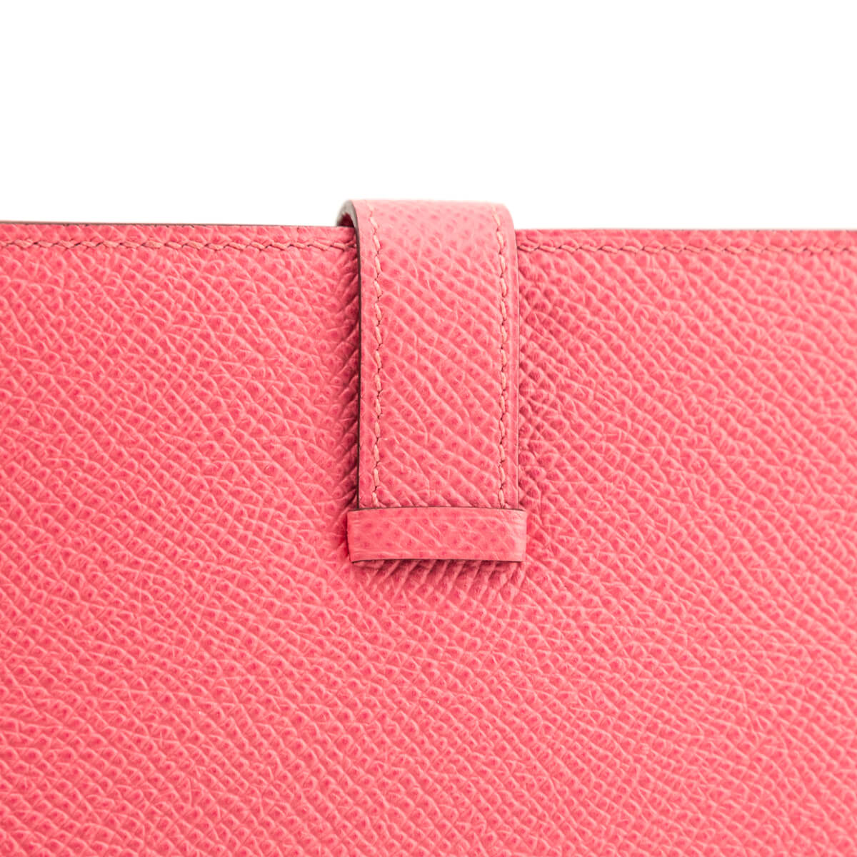 Hermes Rose Lipstick Epsom Bearn Wallet - Love that Bag etc - Preowned Authentic Designer Handbags Preloved Fashions