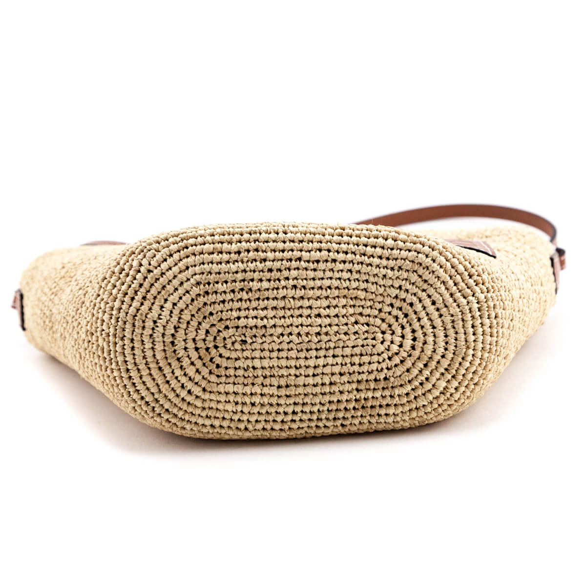 Loewe Raffia and Leather Paula's Ibiza Pochette Bag - Love that Bag etc - Preowned Authentic Designer Handbags Preloved Fashions