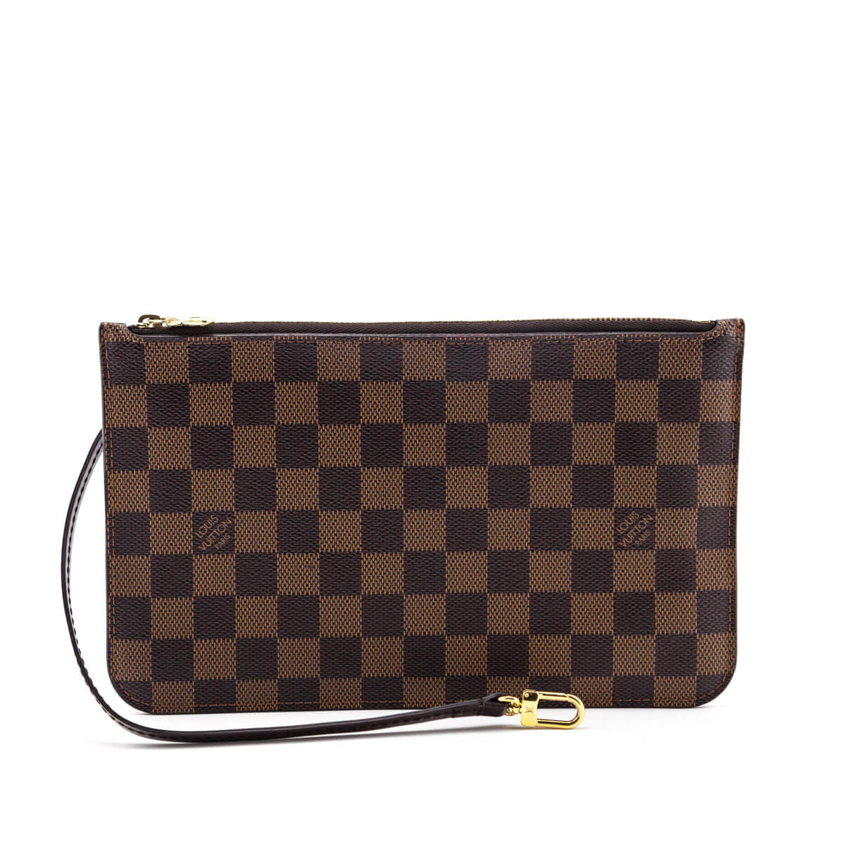 Louis Vuitton Damier Ebene Neverfull Pochette - Love that Bag etc - Preowned Authentic Designer Handbags Preloved Fashions
