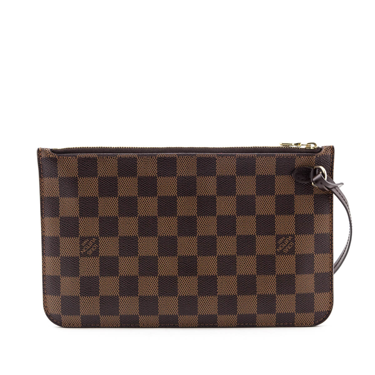 Louis Vuitton Damier Ebene Neverfull Pochette - Love that Bag etc - Preowned Authentic Designer Handbags Preloved Fashions