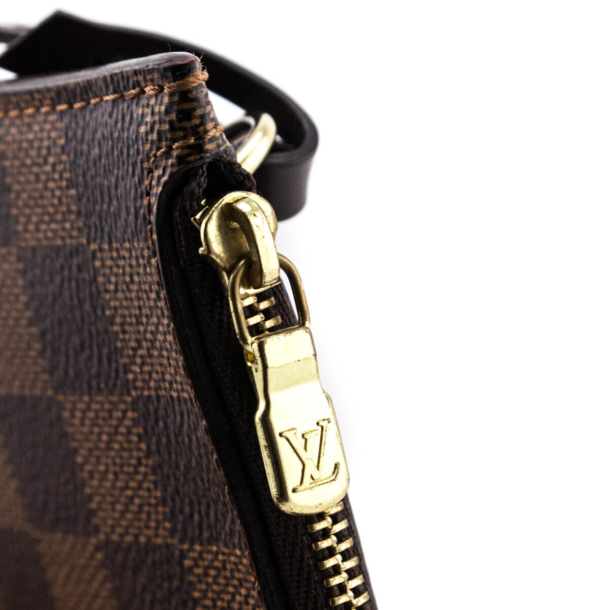 Louis Vuitton Damier Ebene Neverfull Pochette - Love that Bag etc - Preowned Authentic Designer Handbags Preloved Fashions