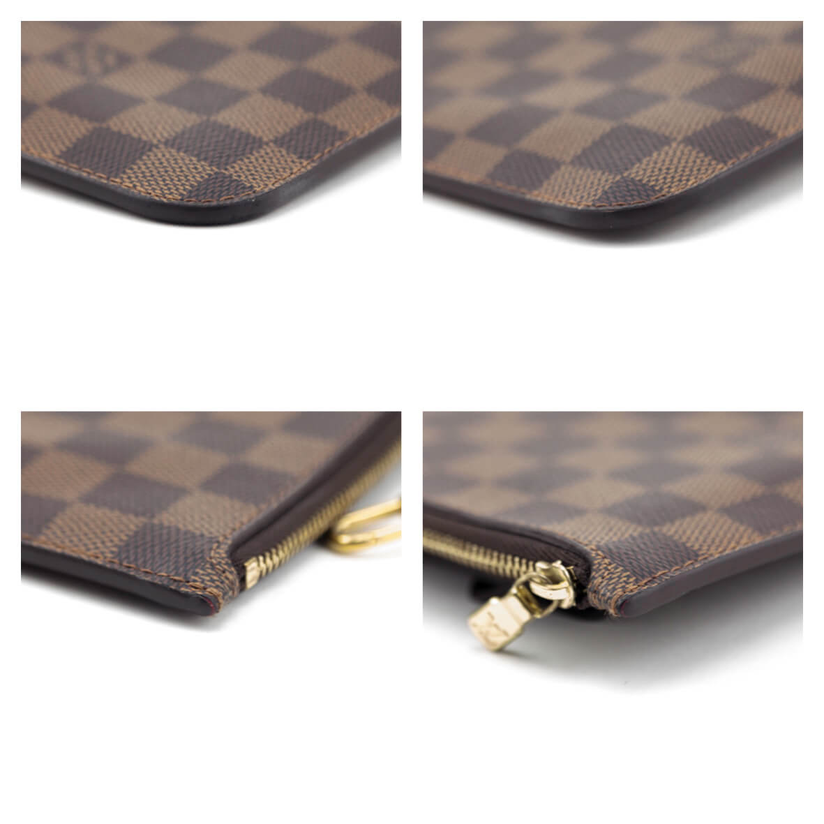 Louis Vuitton Damier Ebene Neverfull Pochette - Love that Bag etc - Preowned Authentic Designer Handbags Preloved Fashions