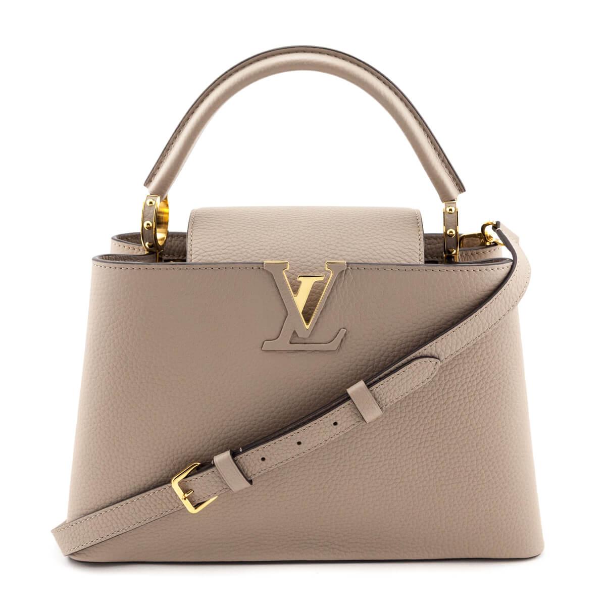 Louis Vuitton Galet Taurillon Capucines PM - Love that Bag etc - Preowned Authentic Designer Handbags Preloved Fashions