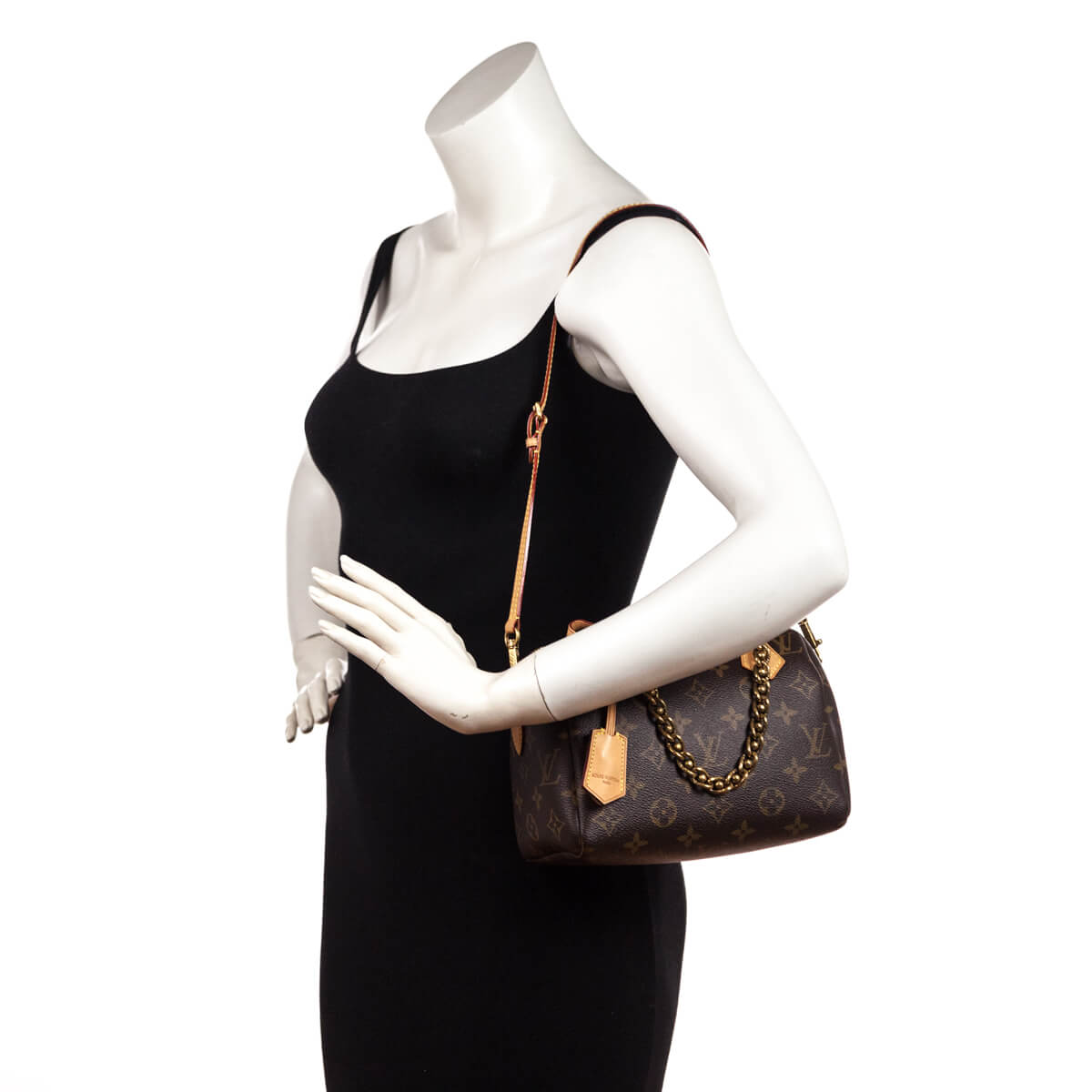 Louis Vuitton Monogram Chain Speedy 20 - Love that Bag etc - Preowned Authentic Designer Handbags Preloved Fashions