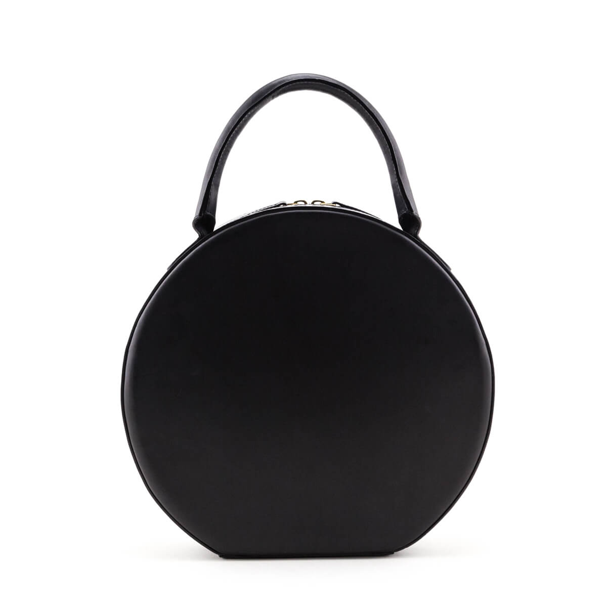 Mansur Gavriel Black Vegetable-Tanned Leather Large Circle Bag - Love that Bag etc - Preowned Authentic Designer Handbags Preloved Fashions