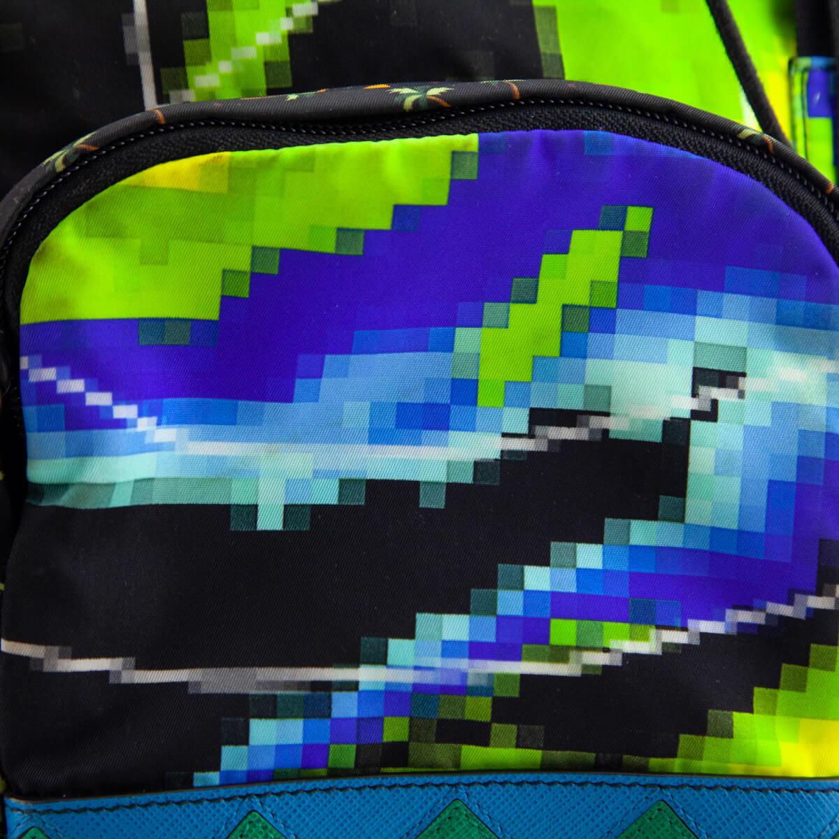 Prada Multicolor Printed Nylon Double Buckle Backpack - Love that Bag etc - Preowned Authentic Designer Handbags Preloved Fashions
