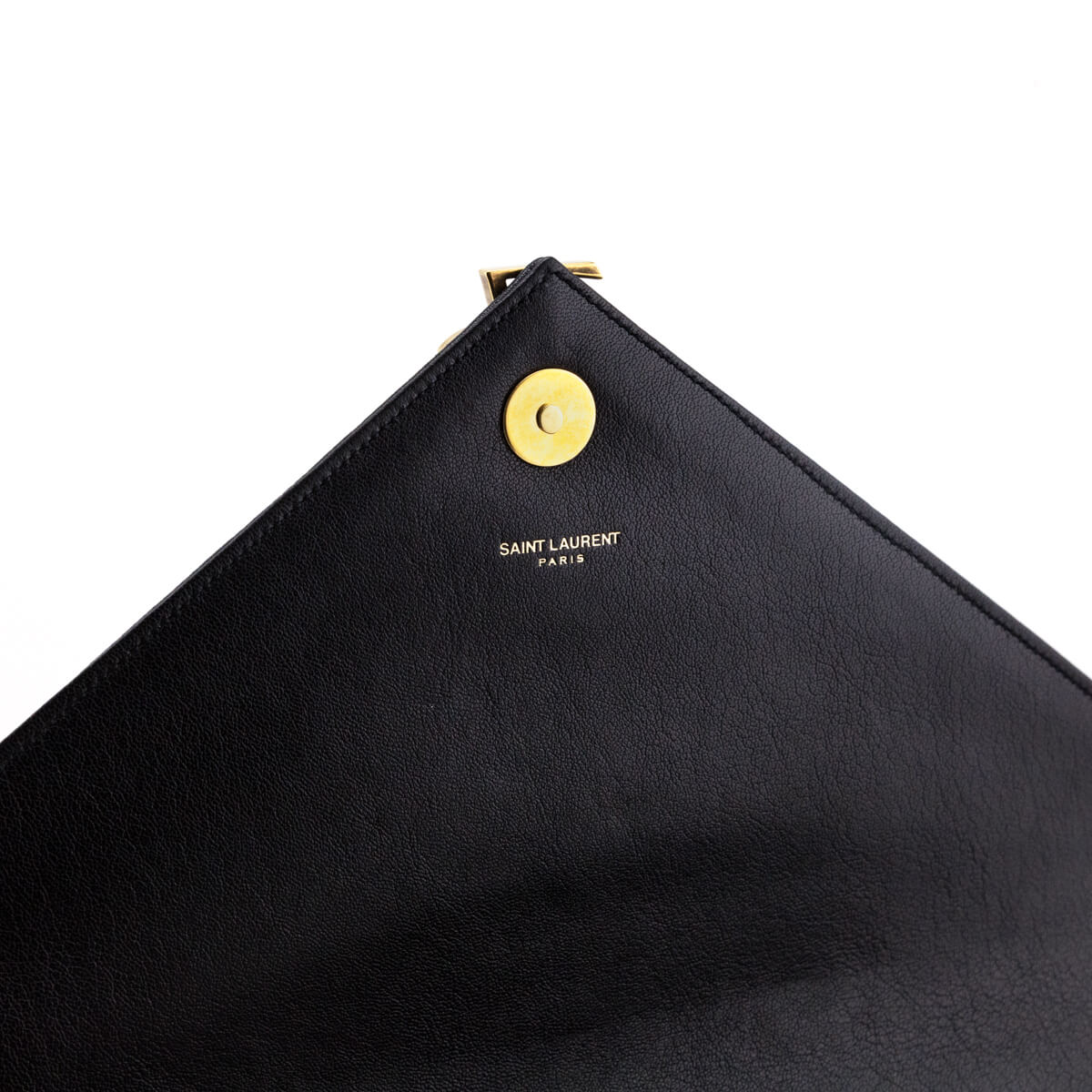 Saint Laurent Black Chevron Matelasse Sheepskin Large College Bag - Love that Bag etc - Preowned Authentic Designer Handbags Preloved Fashions