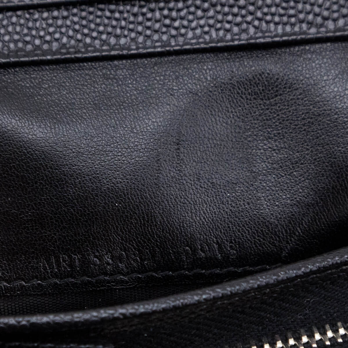 Saint Laurent Black Grain De Poudre Monogram Card Case - Love that Bag etc - Preowned Authentic Designer Handbags Preloved Fashions