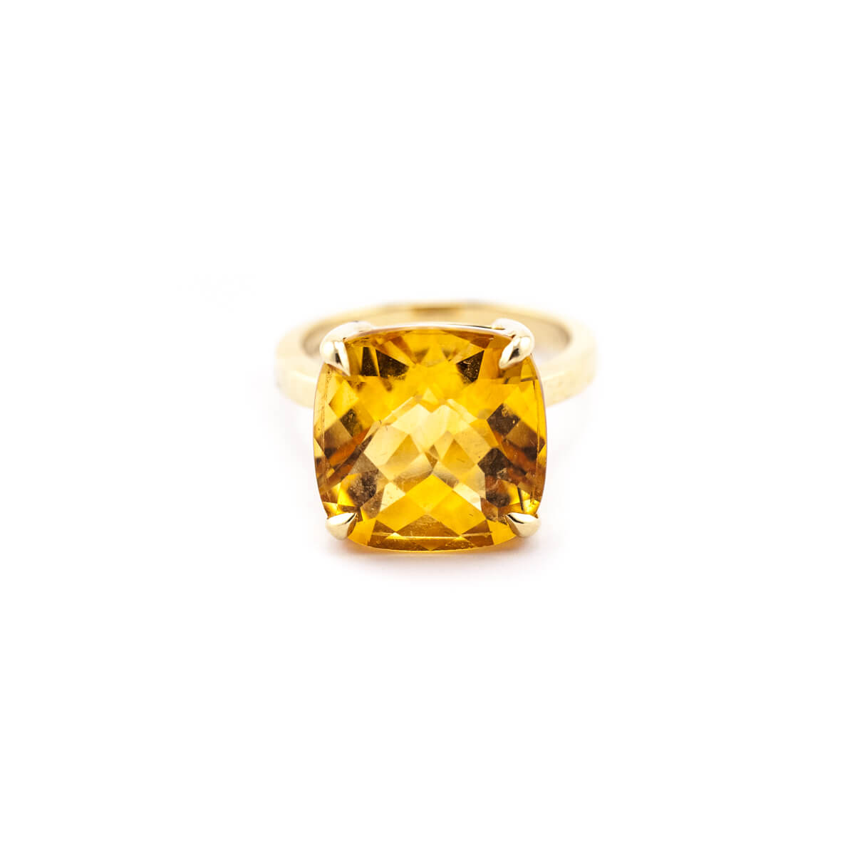 Tiffany Co. 18K Gold Citrine Sparklers Collection Ring Size 6 - Love that Bag etc - Preowned Authentic Designer Handbags Preloved Fashions