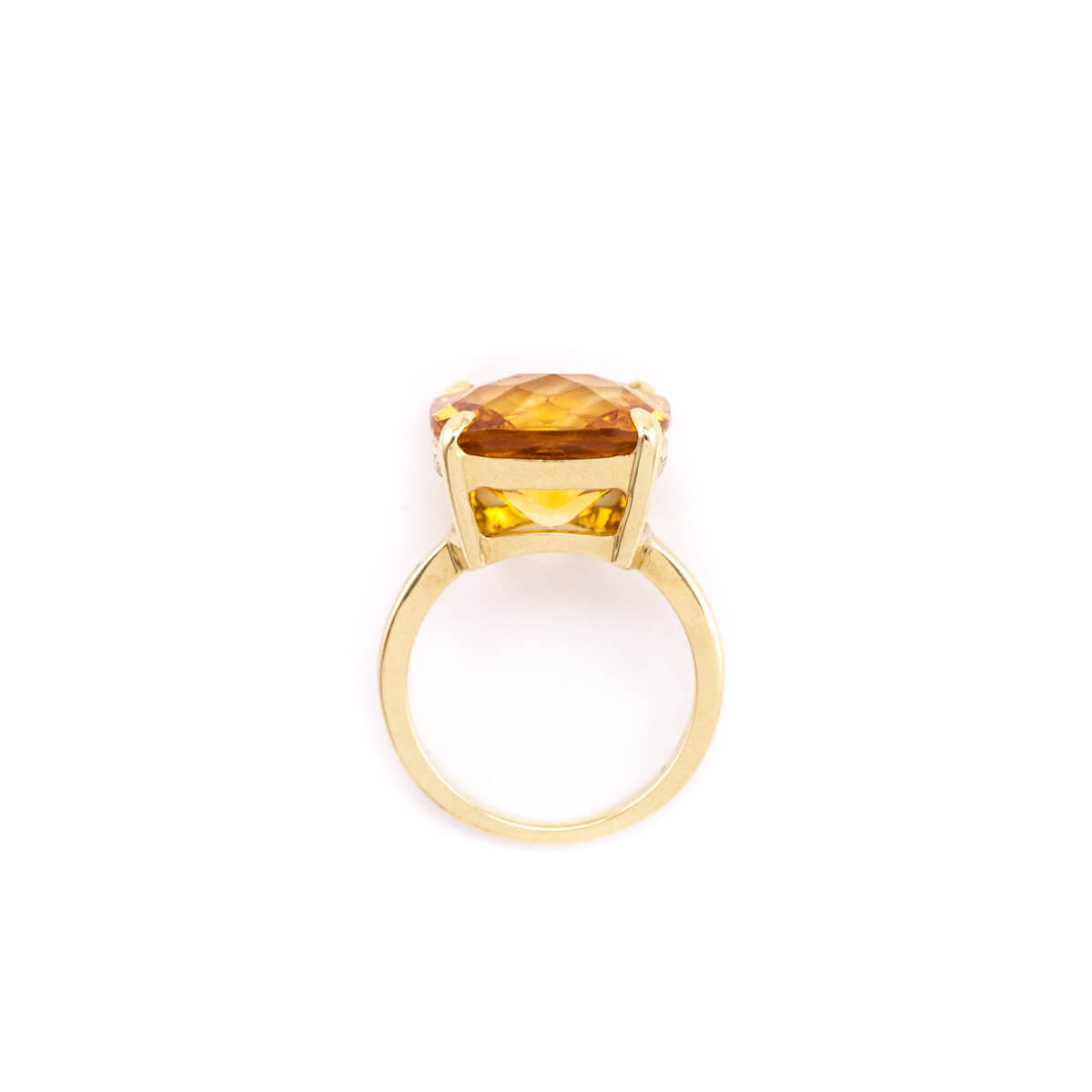 Tiffany Co. 18K Gold Citrine Sparklers Collection Ring Size 6 - Love that Bag etc - Preowned Authentic Designer Handbags Preloved Fashions