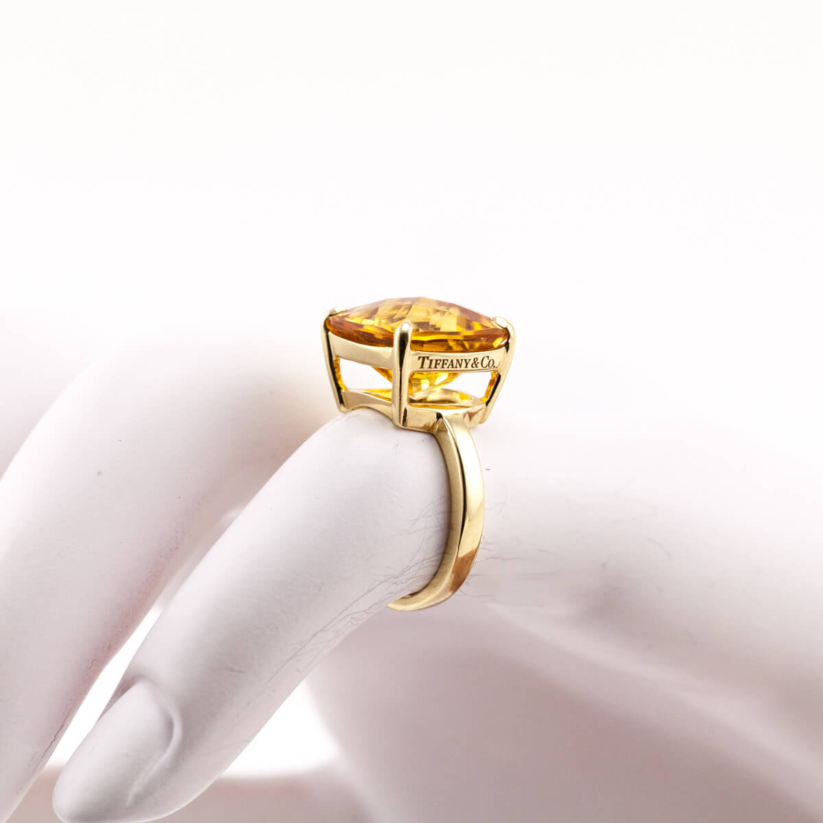 Tiffany Co. 18K Gold Citrine Sparklers Collection Ring Size 6 - Love that Bag etc - Preowned Authentic Designer Handbags Preloved Fashions