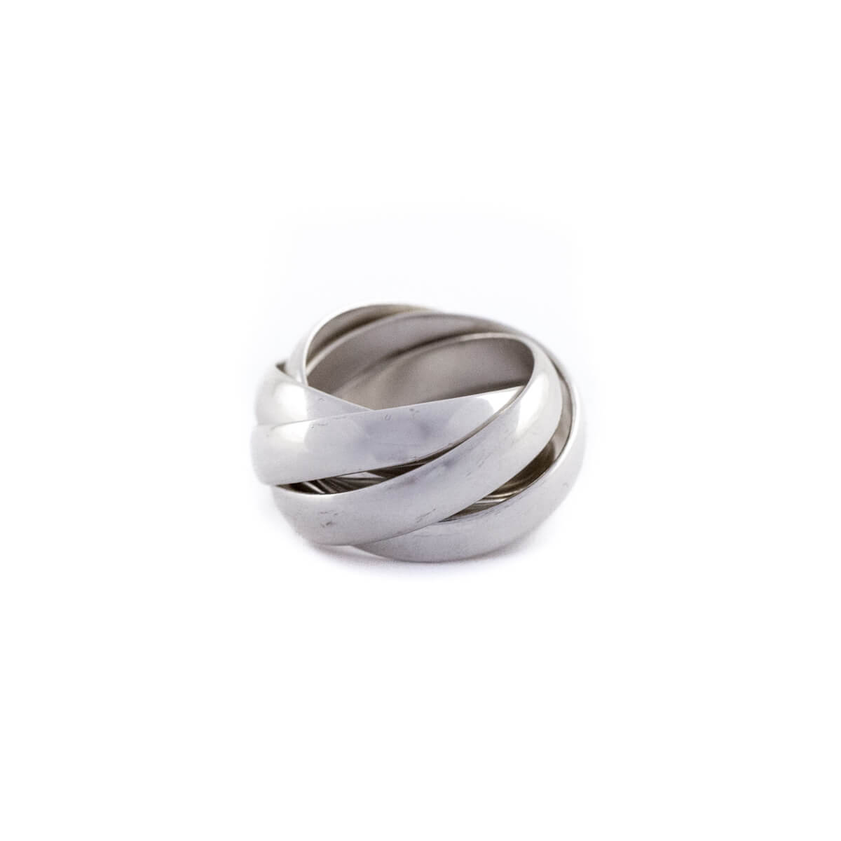 Tiffany Co Sterling Silver Paloma Picasso 5-Band Melody Ring Size 4.25 - Love that Bag etc - Preowned Authentic Designer Handbags Preloved Fashions
