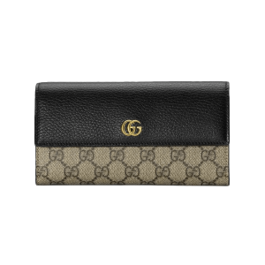GG Marmont Leather Continental Wallet