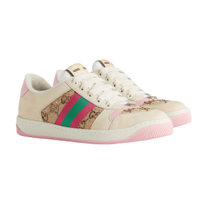 Gucci Women's Screener Sneaker With Crystals