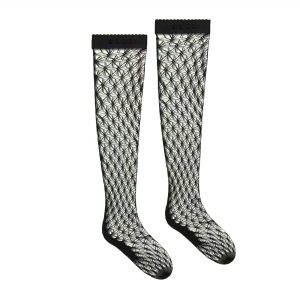 Gucci Knit Stockings With Diamond Motif