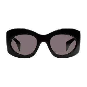 Gucci Wrapped Oval Frame Sunglasses