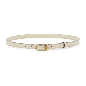 Gucci Thin Belt With Round Interlocking G