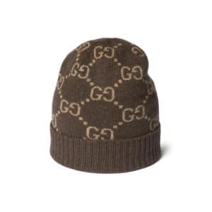 Gucci GG Cashmere Jacquard Hat