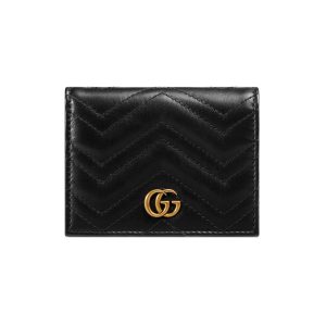 Gucci GG Marmont Matelassé Card Case Wallet