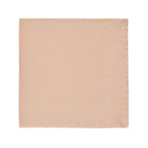 Gucci GG Wool Silk Jacquard Shawl