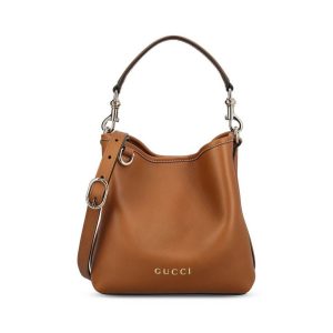 Gucci GG Emblem Small Bucket Bag