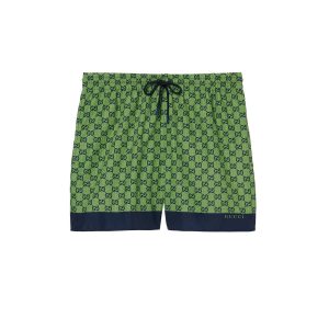 Gucci Printed Poplin Tech Swim Shorts