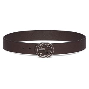 Gucci Reversible Belt With Interlocking G Buckle