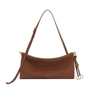 Alaïa Le Click East West Medium Bag In Nubuck