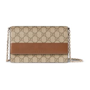 Gucci GG Emblem Wallet On Chain