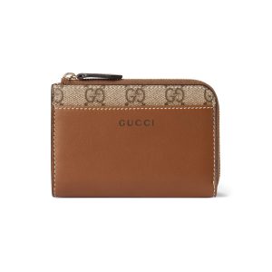 Gucci GG Emblem Zip Card Case