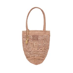 Chloé Small Summer Banana Tote Bag In Raffia
