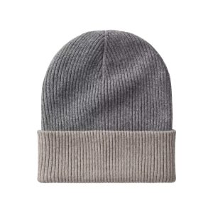 Brunello Cucinelli Cashmere Double Knit Ribbed Beanie