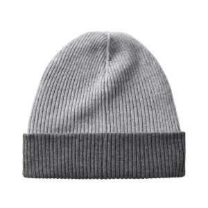 Brunello Cucinelli Cashmere Double Knit Ribbed Beanie