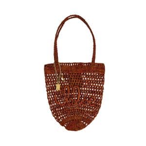 Chloé Small Summer Banana Tote Bag In Raffia