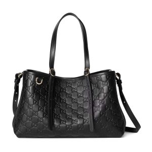 Gucci GG Emblem Medium Tote Bag