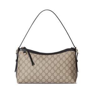 Gucci GG Emblem Medium Shoulder Bag