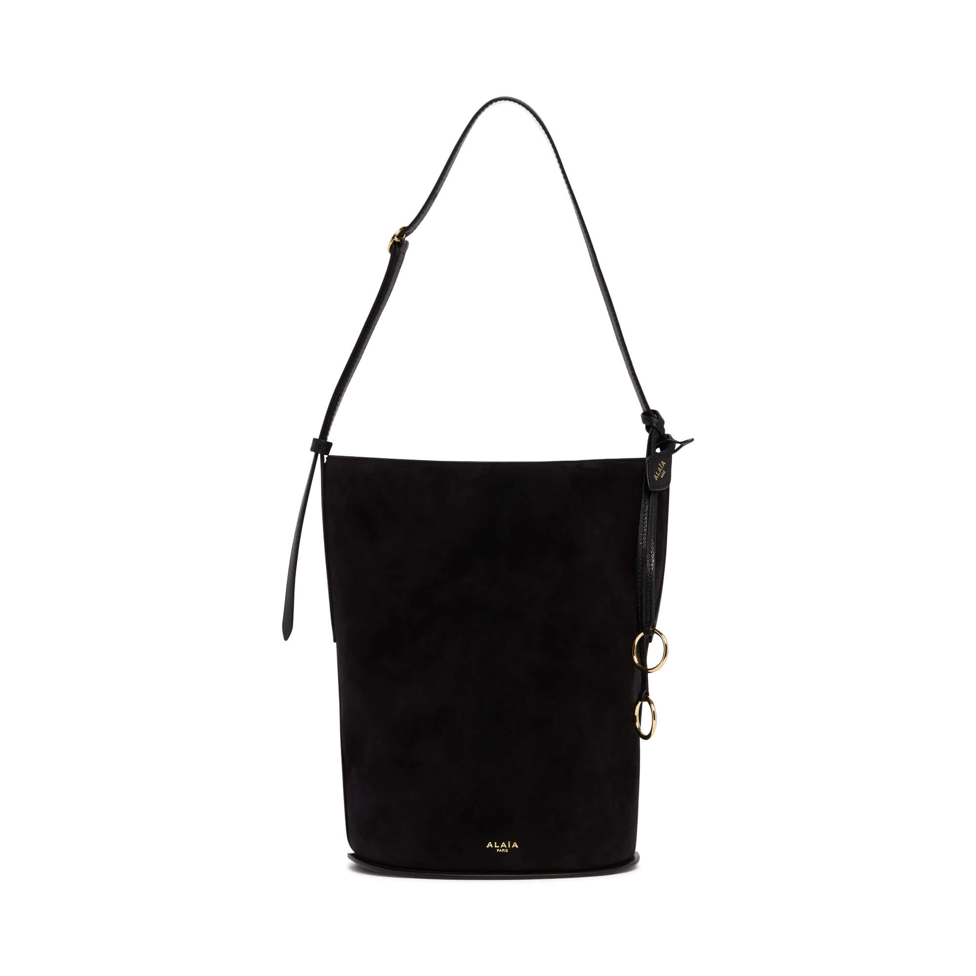 Alaïa Small Suede Bucket Bag at Enigma Boutique