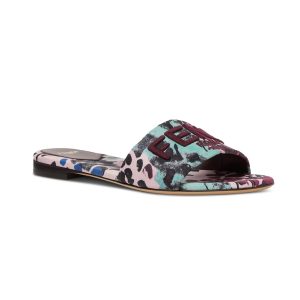 Fendi Women's Silk Slides