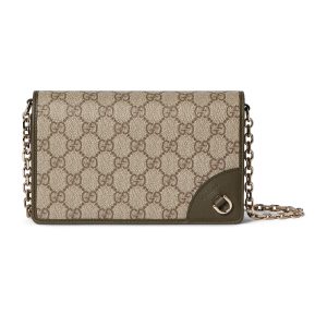 Gucci GG Emblem Wallet On Chain
