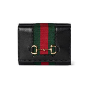 Gucci Horsebit Web Small Tri-fold Wallet